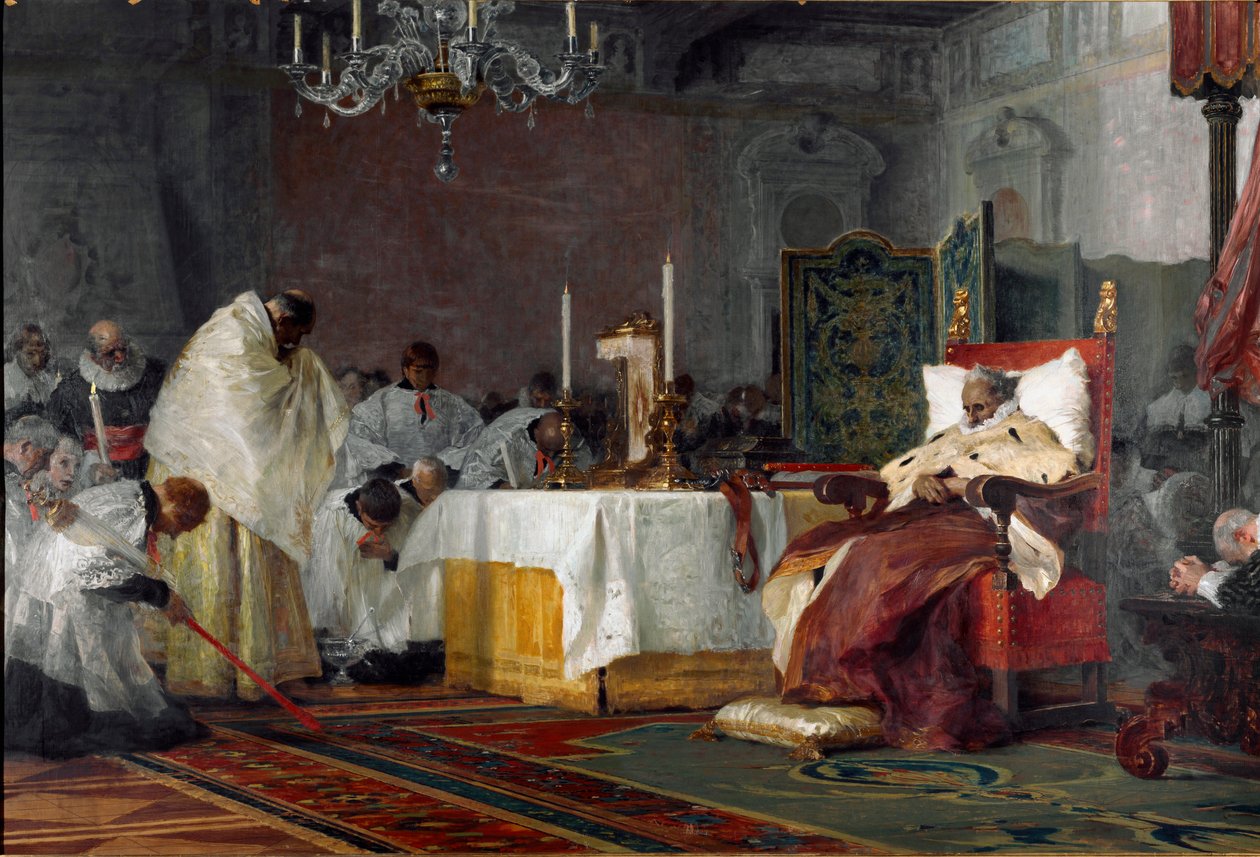 Gli ultimi momenti di Carlo Emanuele I di Savoia (1562-1630) da Nicolo Barabino