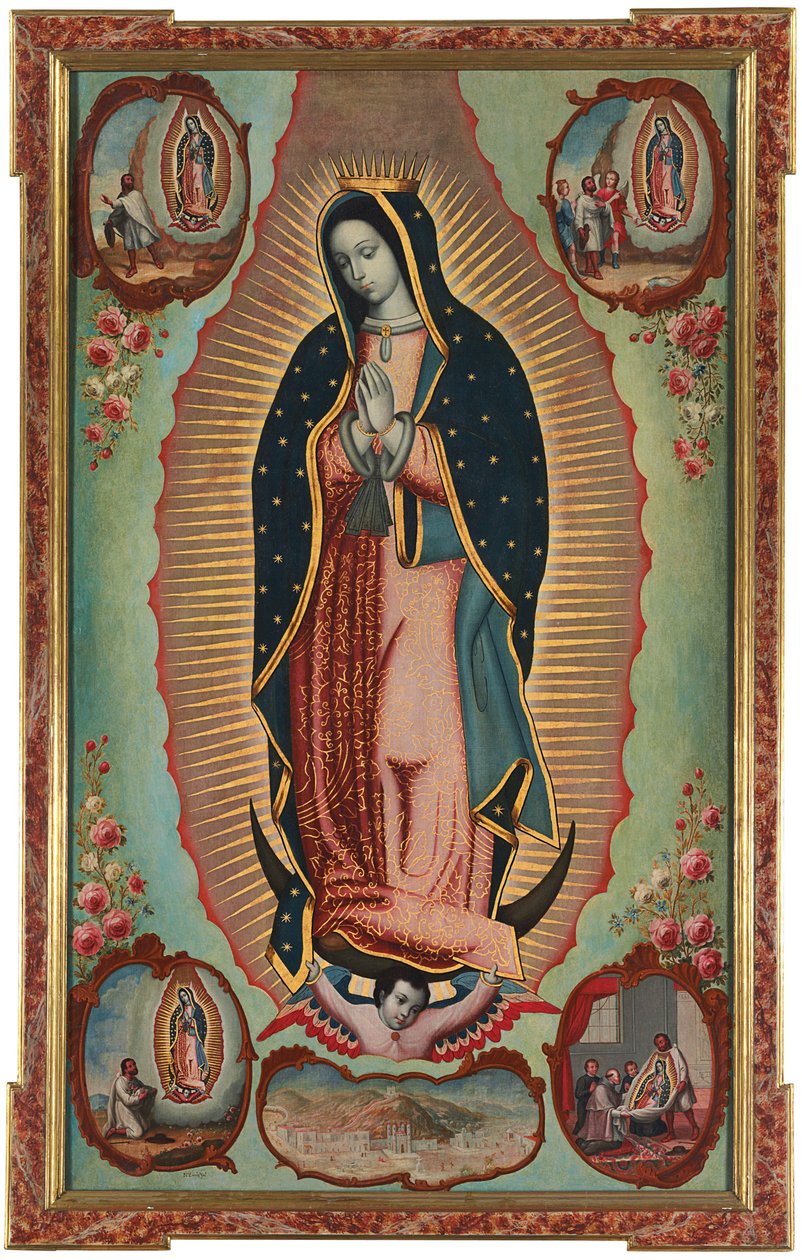 Vergine di Guadalupe da Nicolás Enríquez