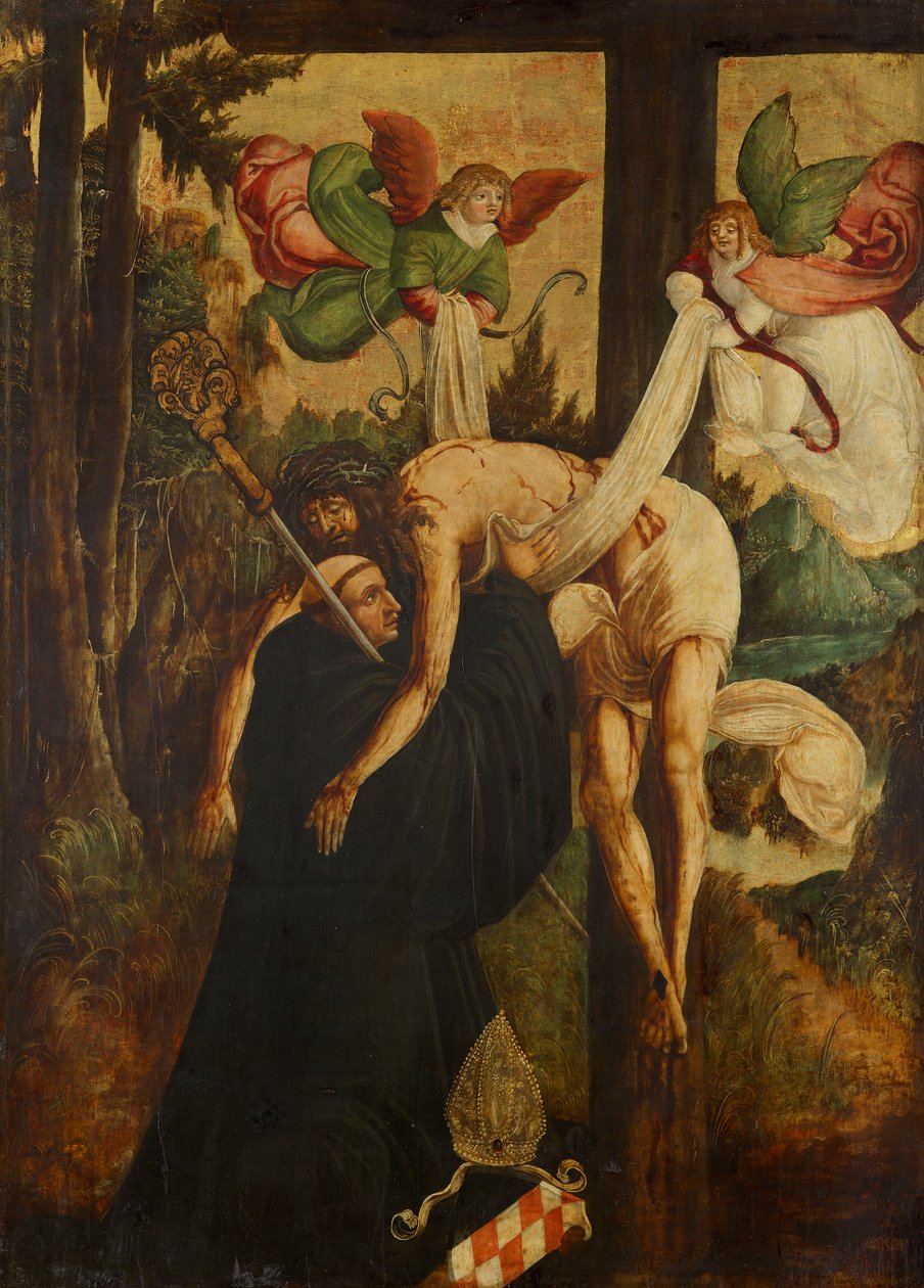Visione di San Bernardo da Niederösterreichischer Maler (Umkreis Meister von Pulkau)