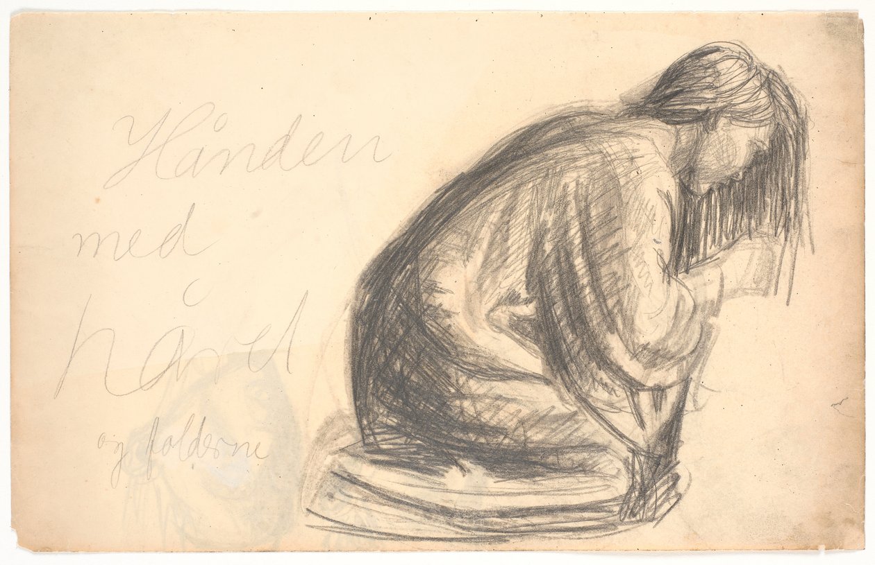 Maria inginocchiata da Niels Larsen Stevns