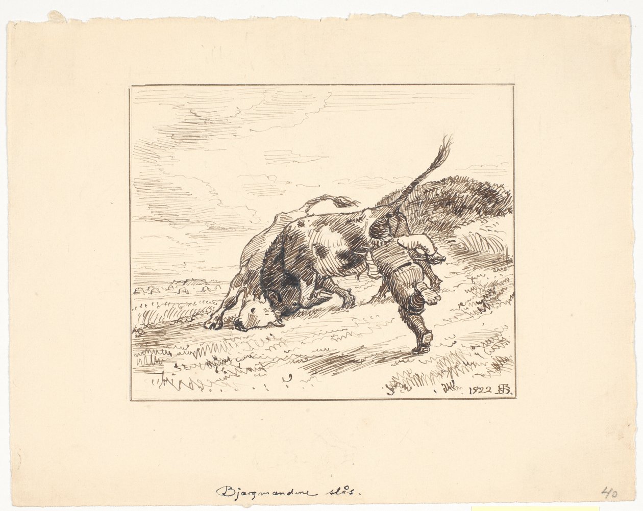 I montanari combattono da Niels Skovgaard