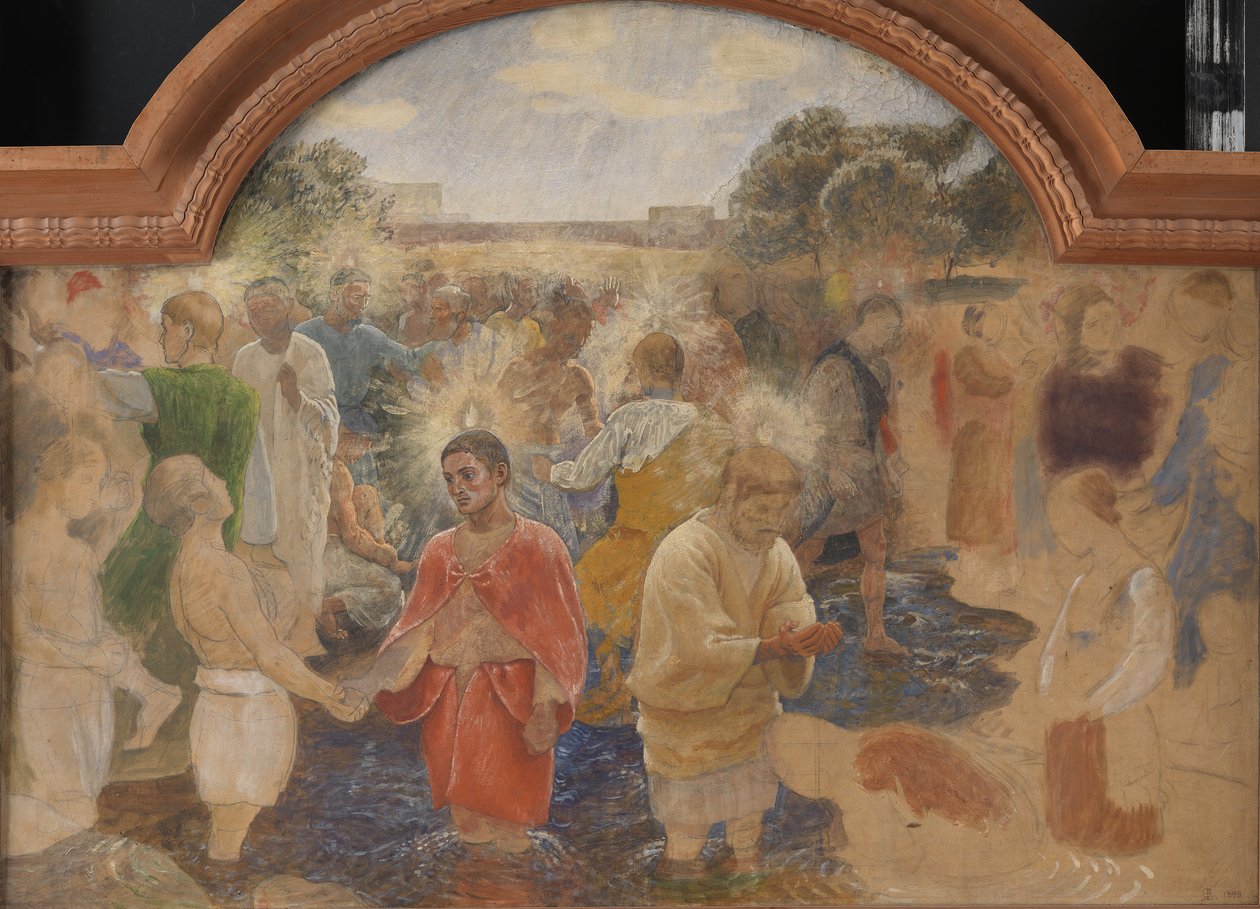 Il battesimo a Pentecoste da Niels Skovgaard