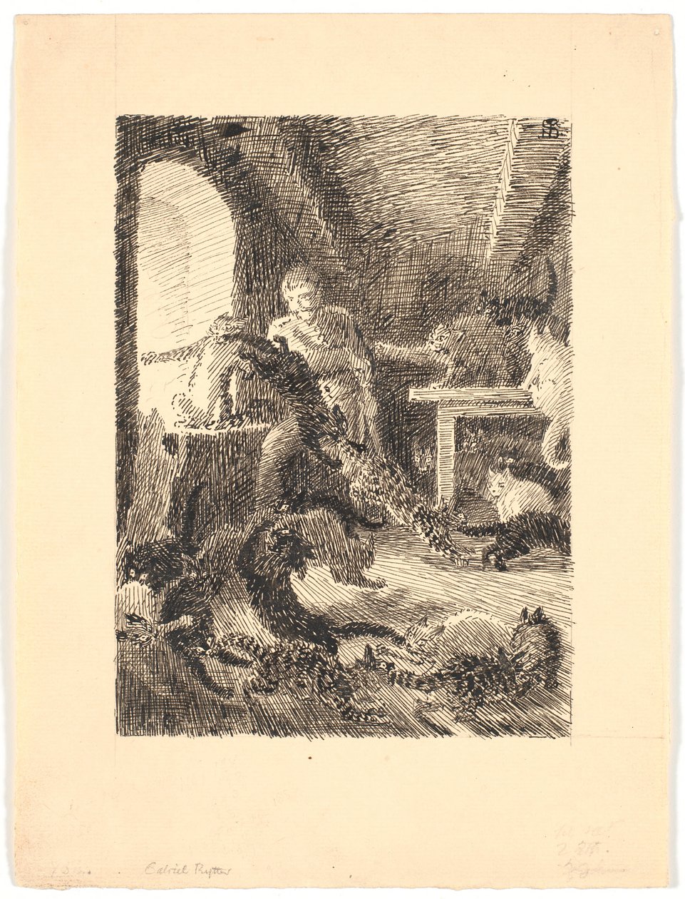 Gabriel cavaliere e le streghe da Niels Skovgaard