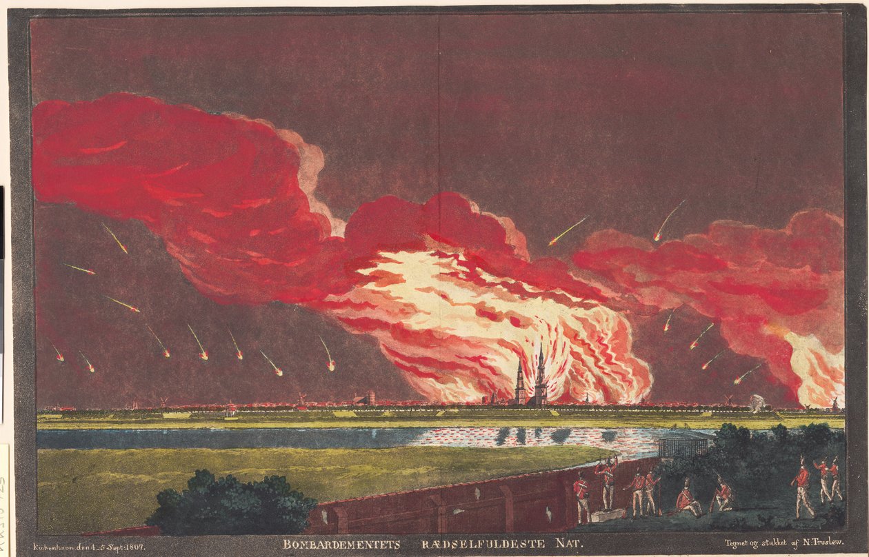 "La notte più terribile del bombardamento. Copenaghen 4-5 settembre 1807" da Niels Truslew