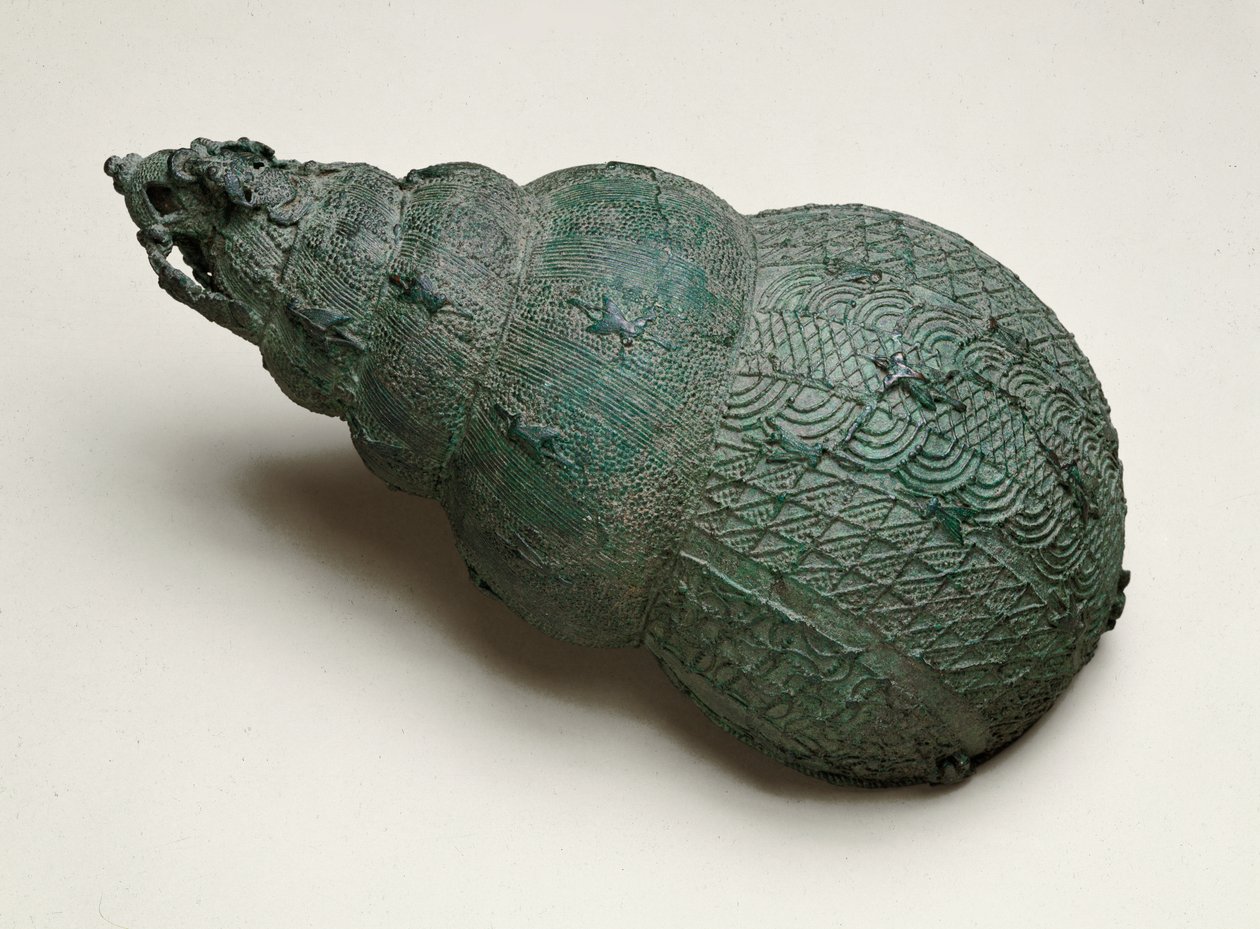 Vaso a forma di conchiglia, Igbo-Ukwu, IX - X secolo da Nigerian