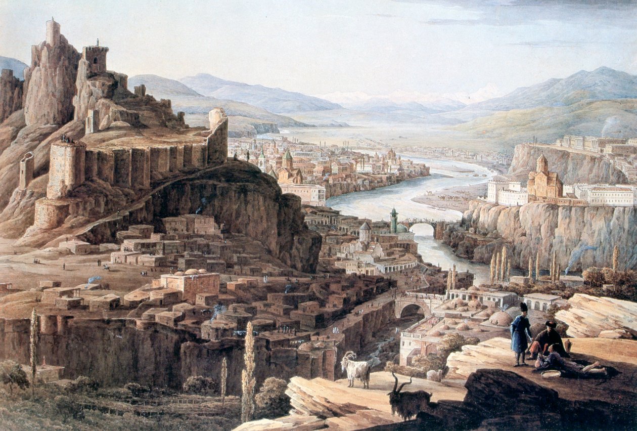 Veduta di Tiflis da Nikandor Grigorievich Chernetsov