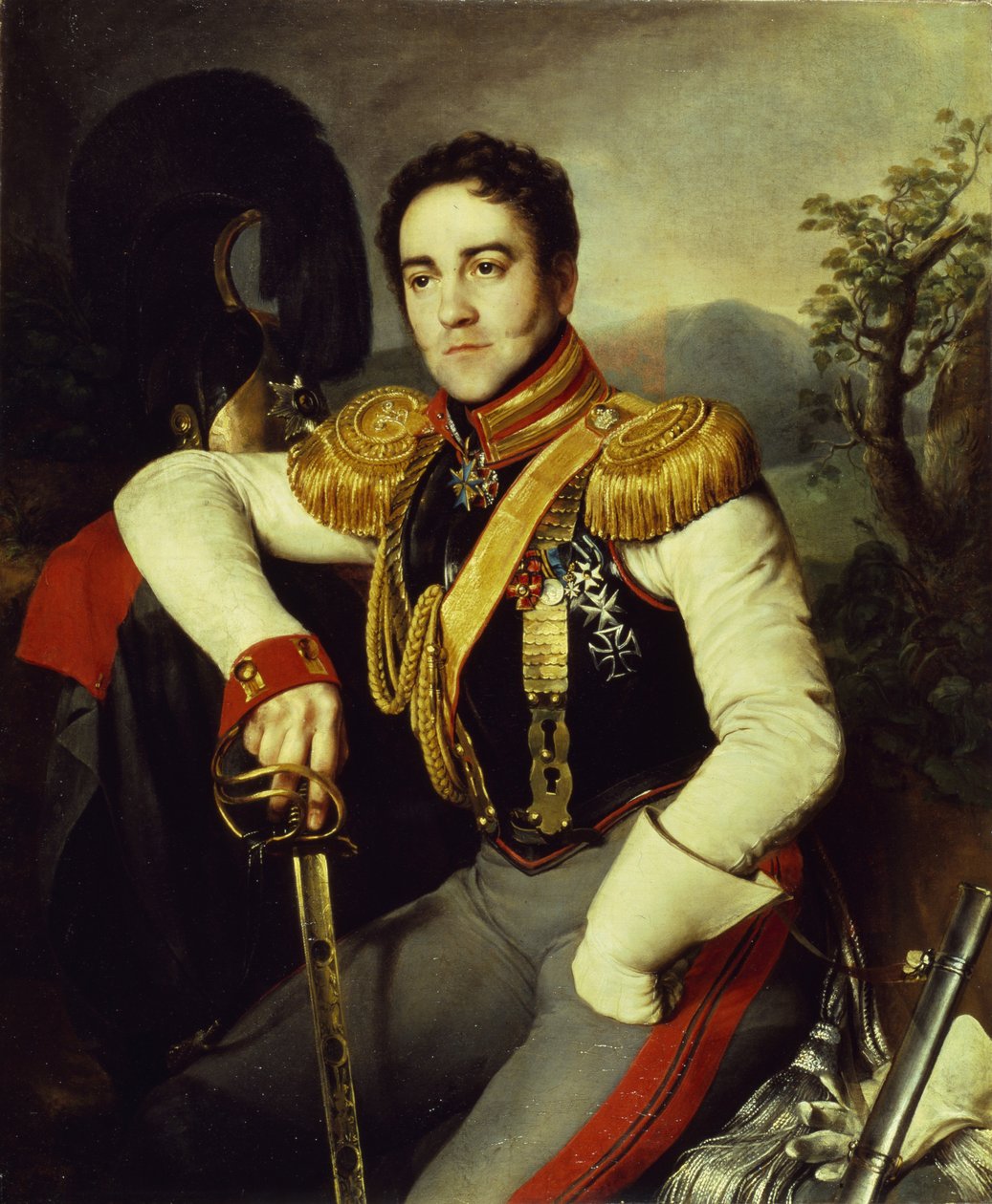 Ritratto del conte Vladimir Stepanovich Apraksin da Nikifor Stepanovich Krylov