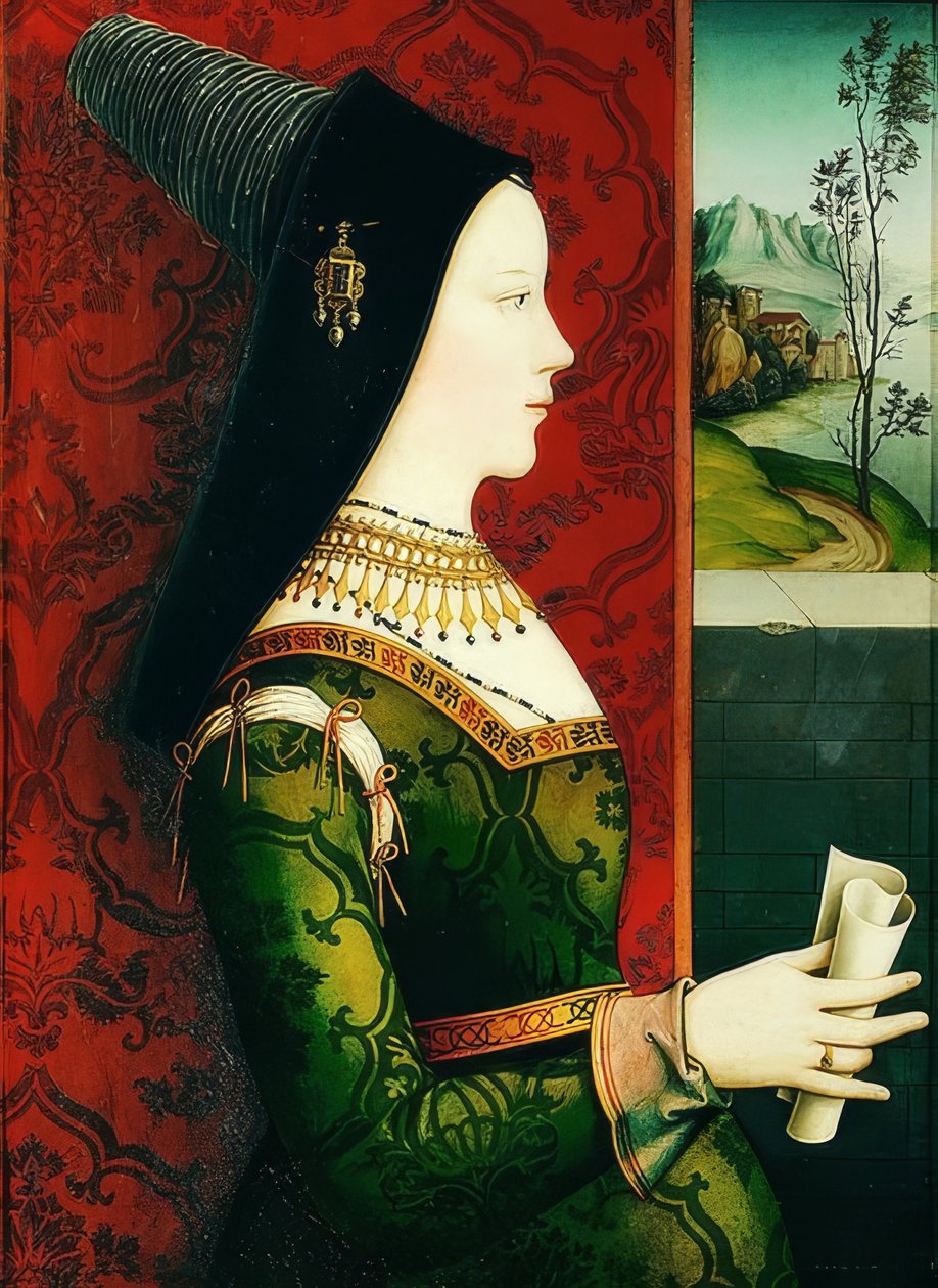 Ritratto della duchessa Maria di Borgogna da Niklas Reiser