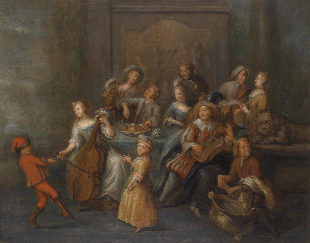 Società musicale da Nikolaas Verkolje