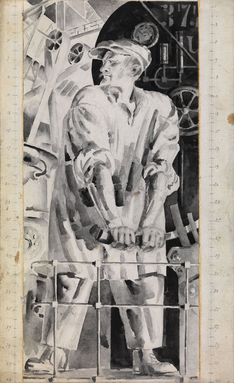 Il macchinista, anni 1920 da Nikolai Adrianovich Tyrsa