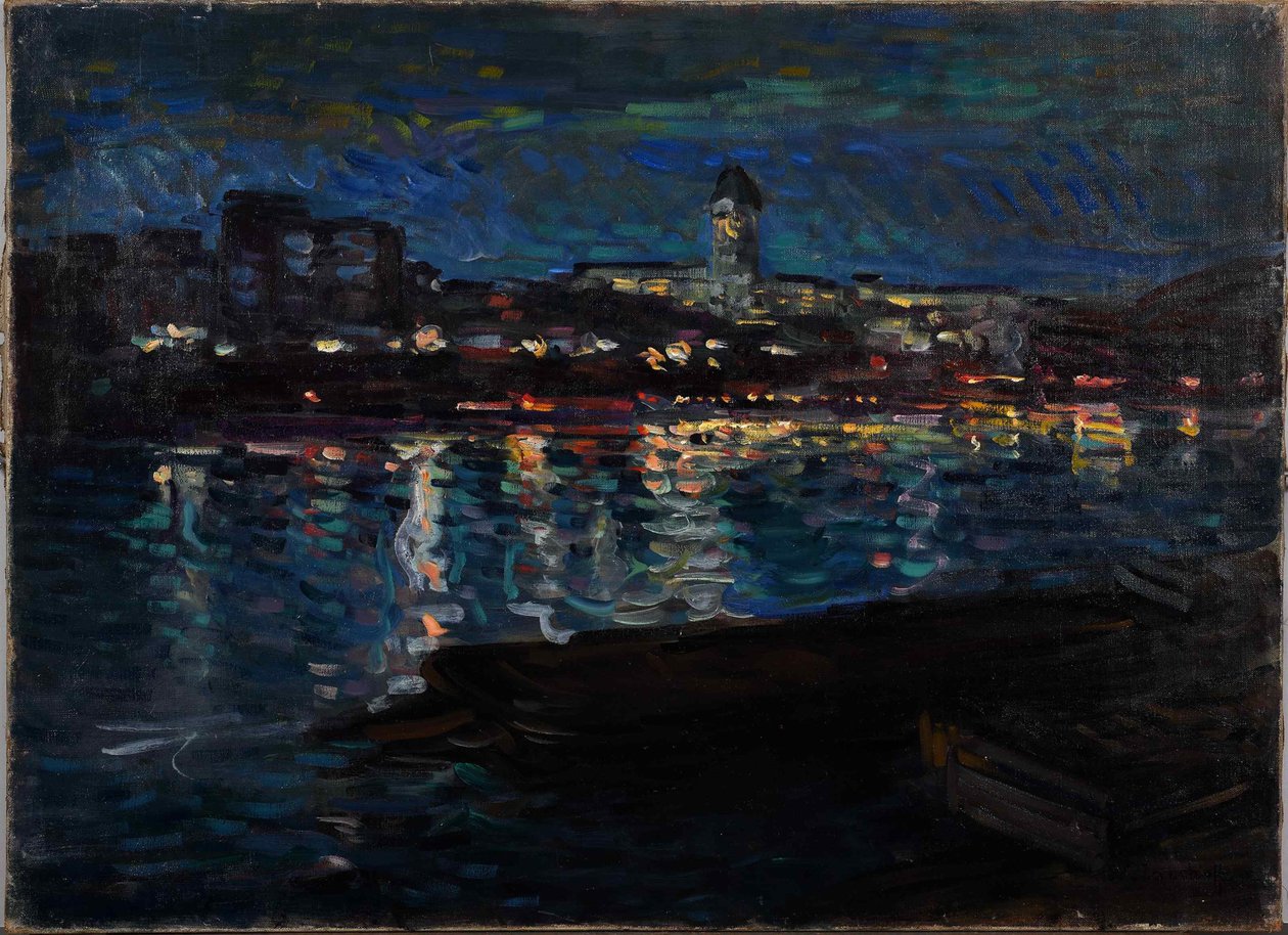La Senna di notte, c. 1905 da Nikolai Alexandrovich Tarkhov