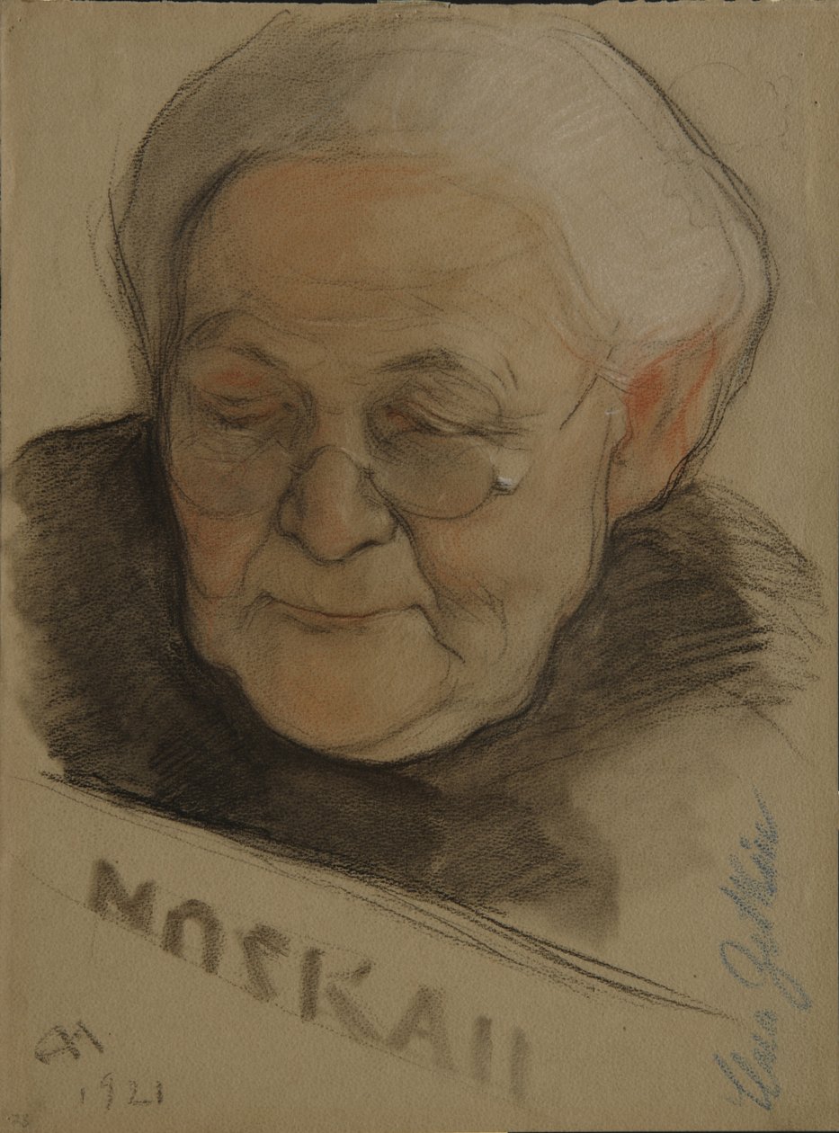 Ritratto di Clara Zetkin 1857-1933 da Nikolai Andreevich Andreev