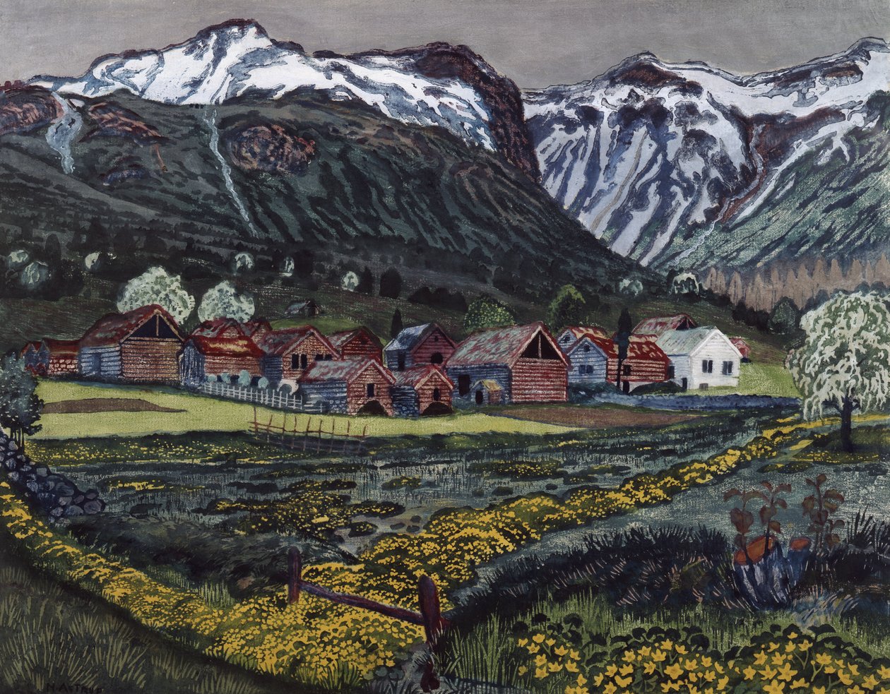 Notte di ranuncoli da Nikolai Astrup