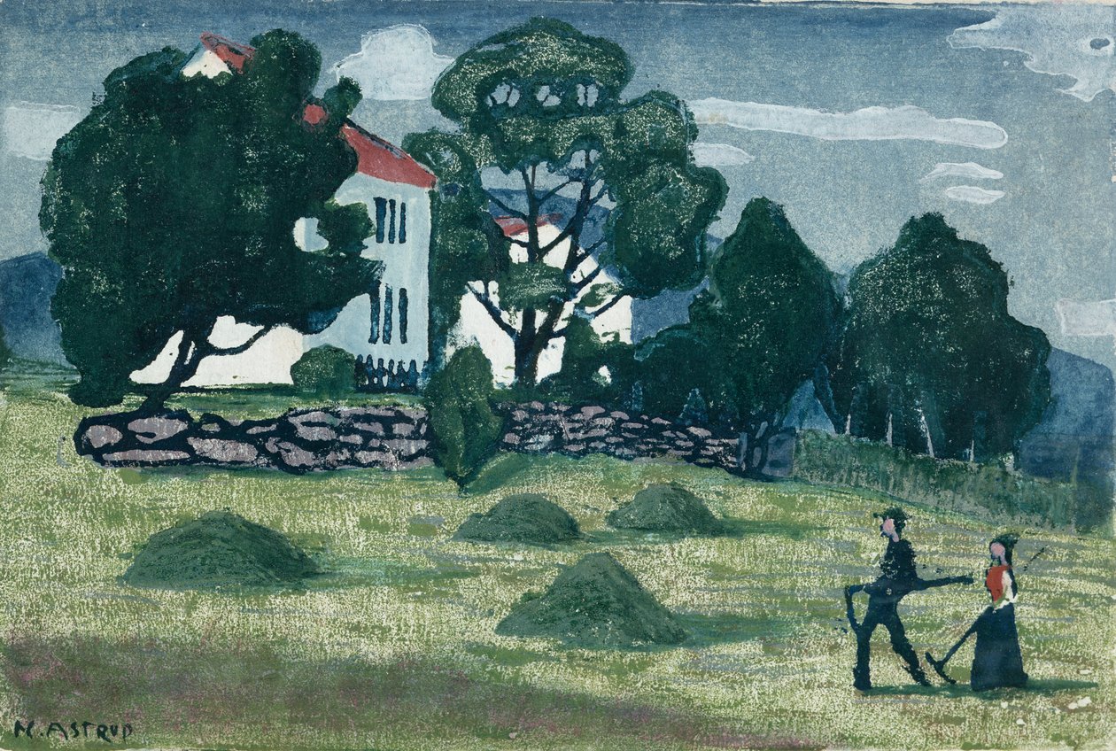 Ritorno dal lavoro da Nikolai Astrup