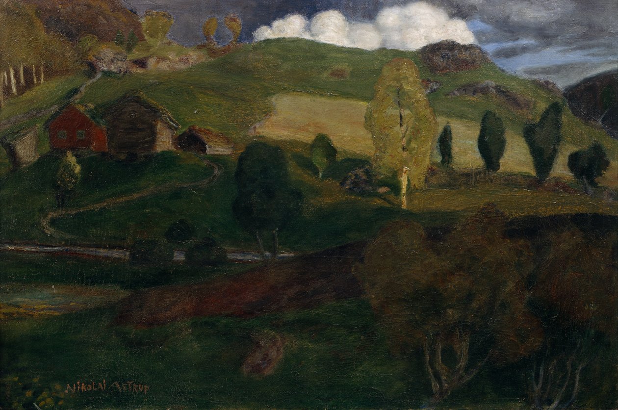 Sera di primavera da Nikolai Astrup
