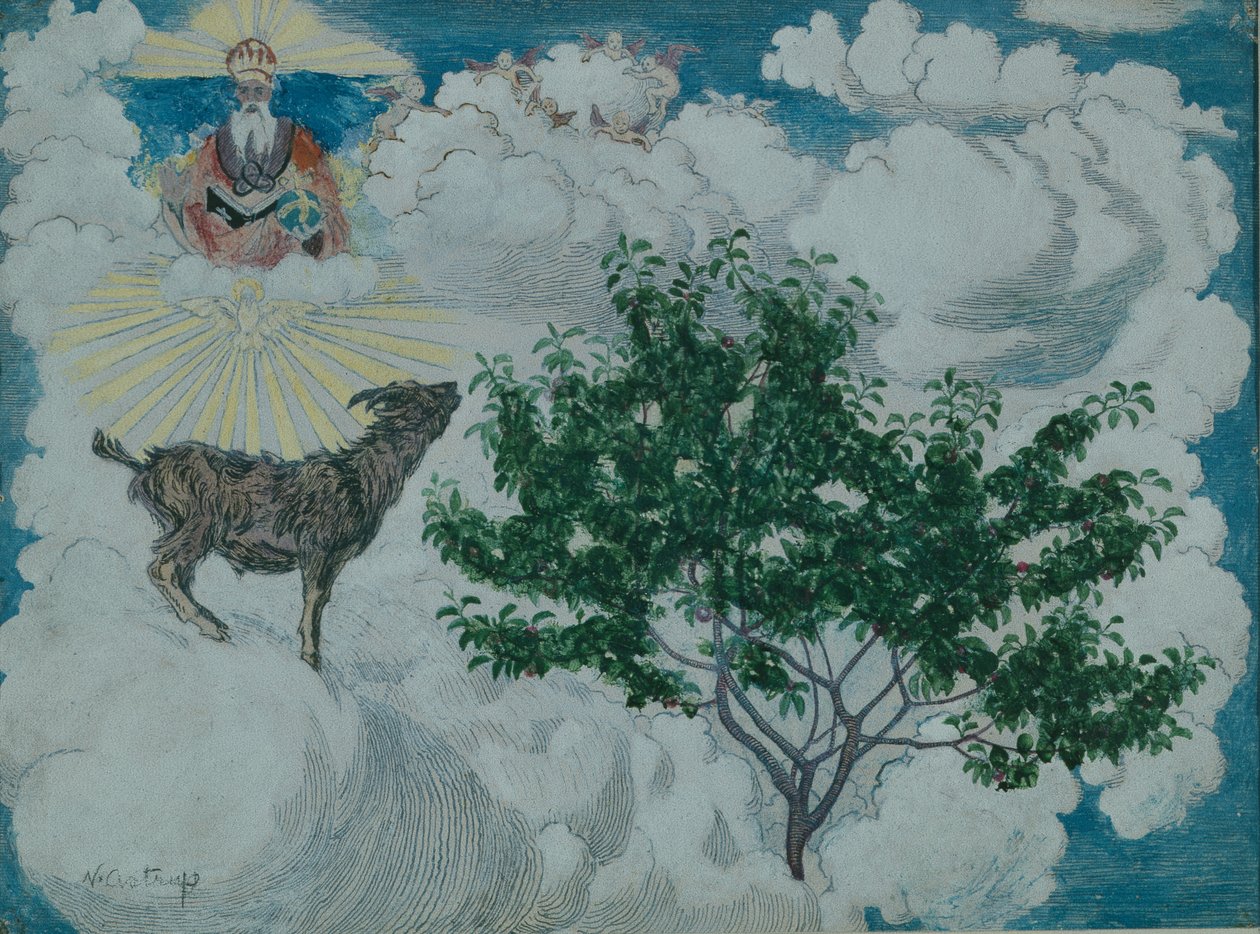 La capra che è andata in paradiso da Nikolai Astrup