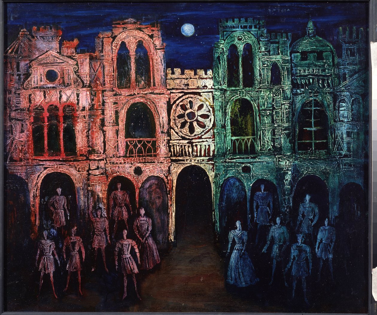 Scenografia per il dramma Romeo e Giulietta di William Shakespeare, 2002 da Nikolai Konstantinovich Agafonov