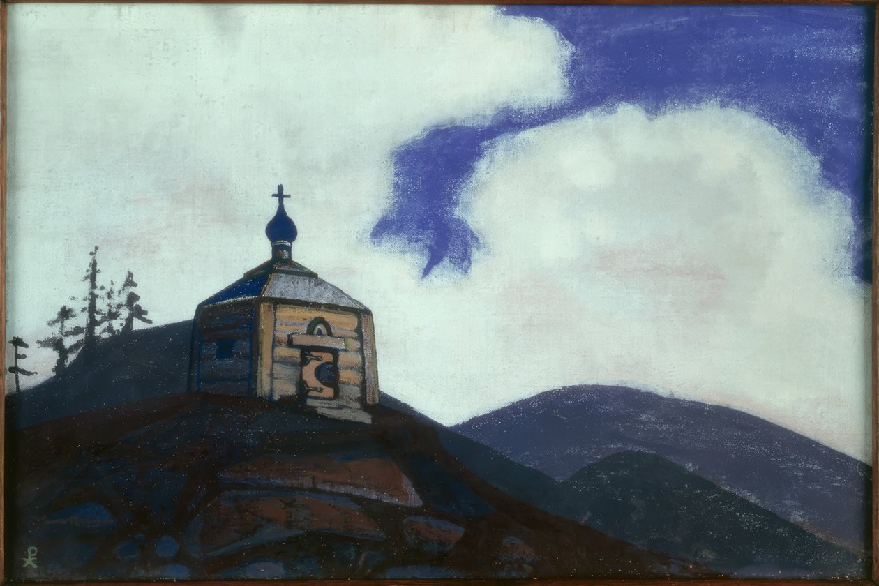 N.K.Roerich, Cappella di San Sergio di Radonež da Nikolai Konstantinowitsch Roerich