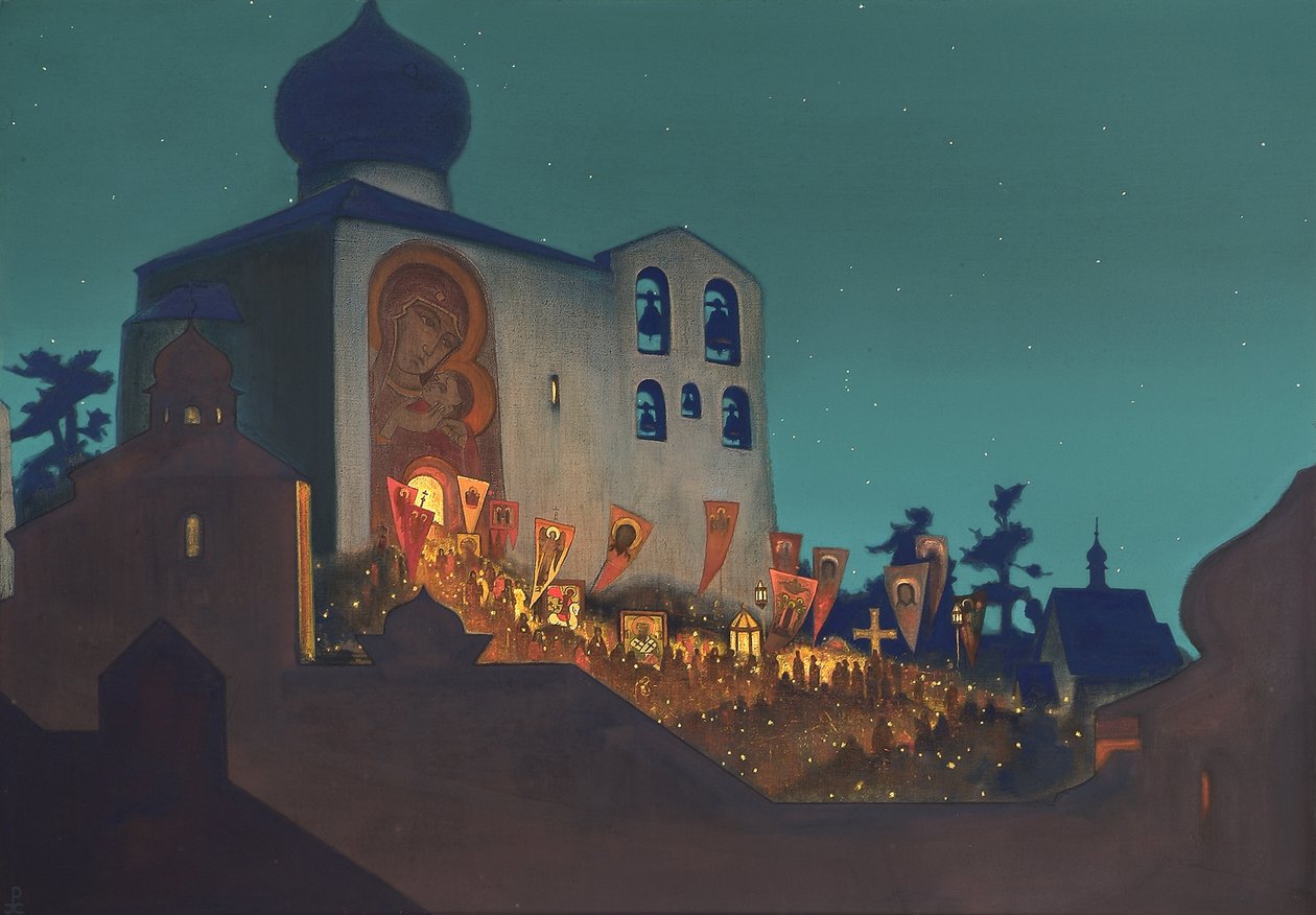 Pasqua russa, 1924 da Nikolai Konstantinowitsch Roerich