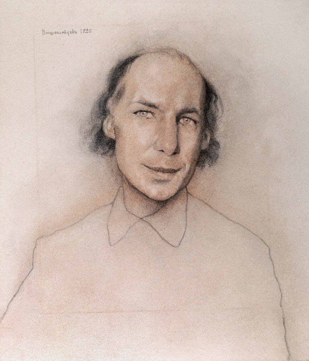 Ritratto dello scrittore russo Andrei Biely da Nikolai Nikolayevich Vysheslavtsev