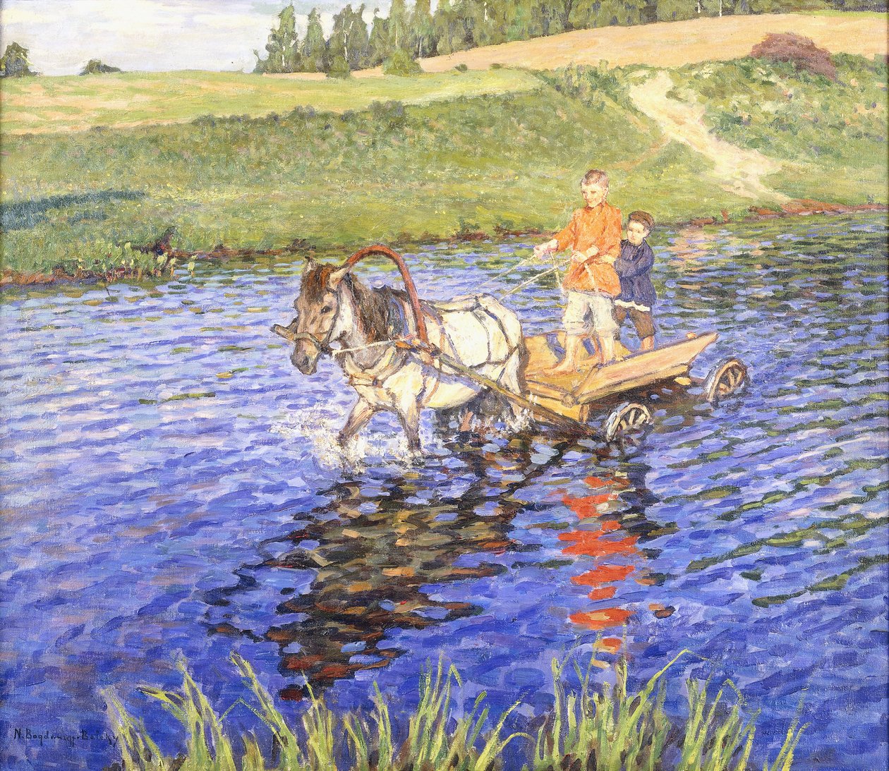 Attraversamento del Fiume da Nikolai Petrovich Bogdanov Belsky