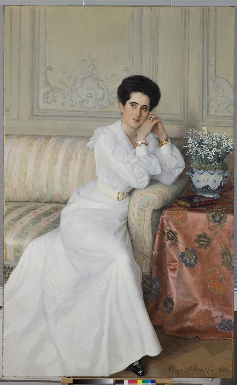 Ritratto della contessa Darya Mikhaylovna Gorchakova, nata Bibikova da Nikolai Petrovich Bogdanov Belsky