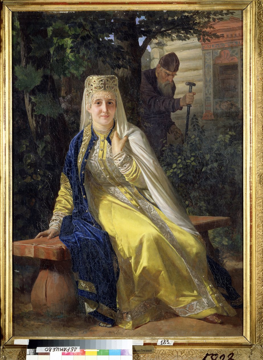 Vassilissa Melentieva e lo zar Ivan IV il Terribile da Nikolai Vasilievich Nevrev