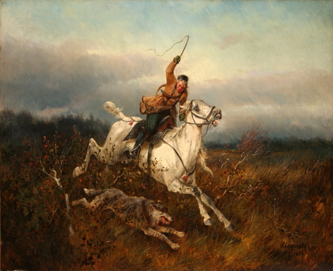 Caccia al lupo da Nikolai Yegorovich Sverchkov