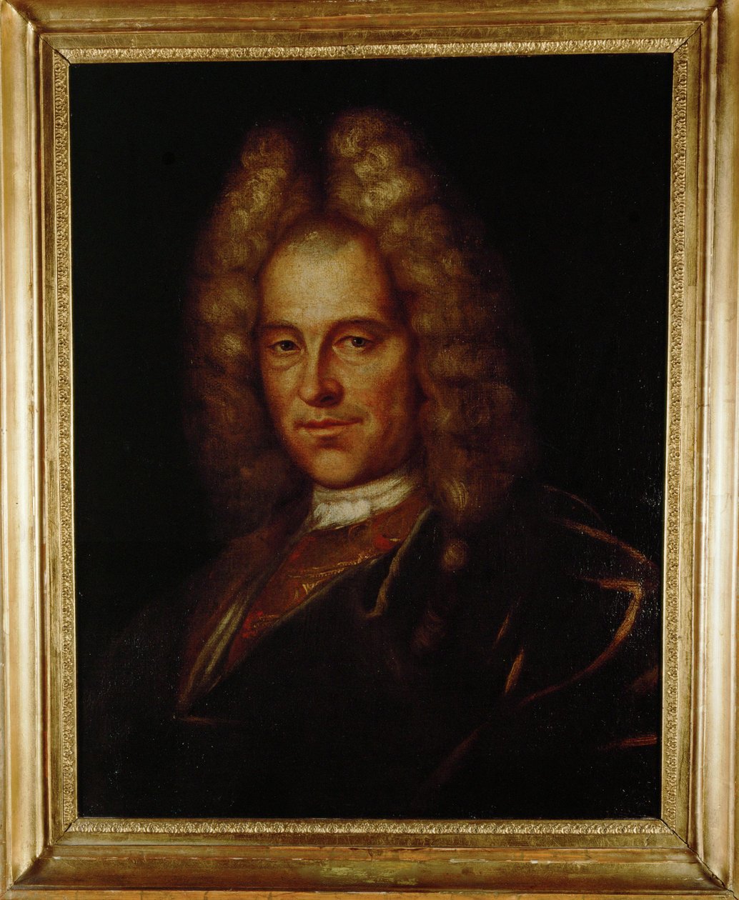 Il compositore Johann Joseph Fux, dipinto ... (dipinto su tela) da Nikolaus Buck