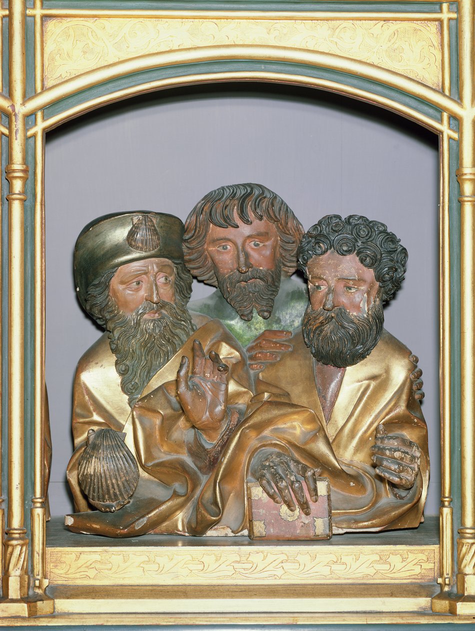 Intagli in legno di San Giacomo il Maggiore, San Simone e San Taddeo, dalla predella dell