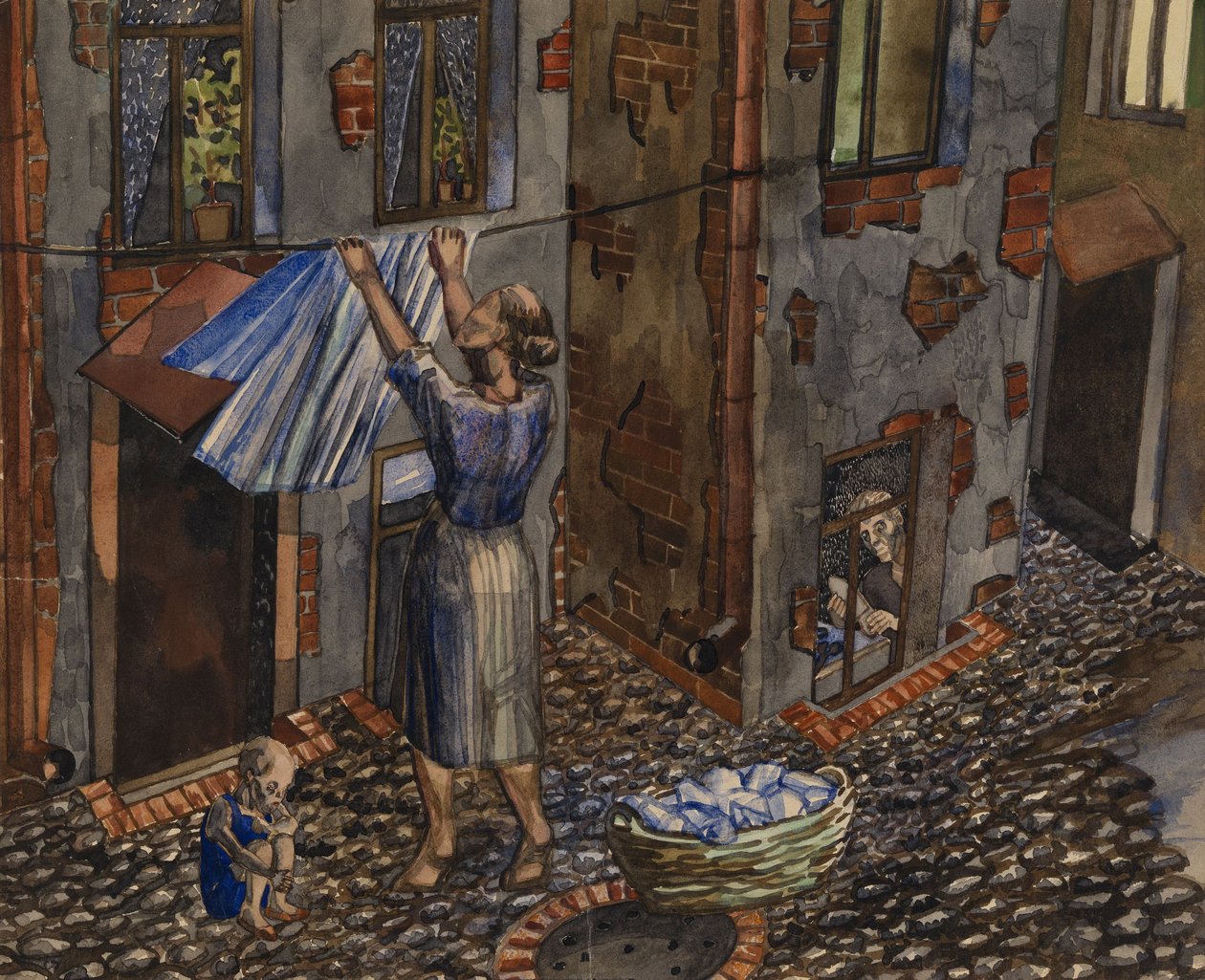 La vecchia corte da Nikolay Ivanovich Evgrafov