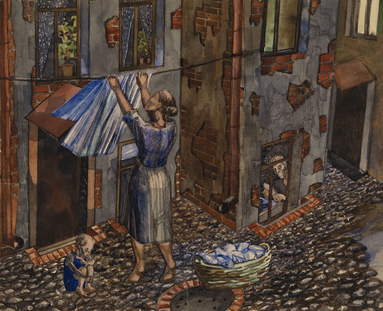 Vecchio Cortile da Nikolay Ivanovich Evgrafov
