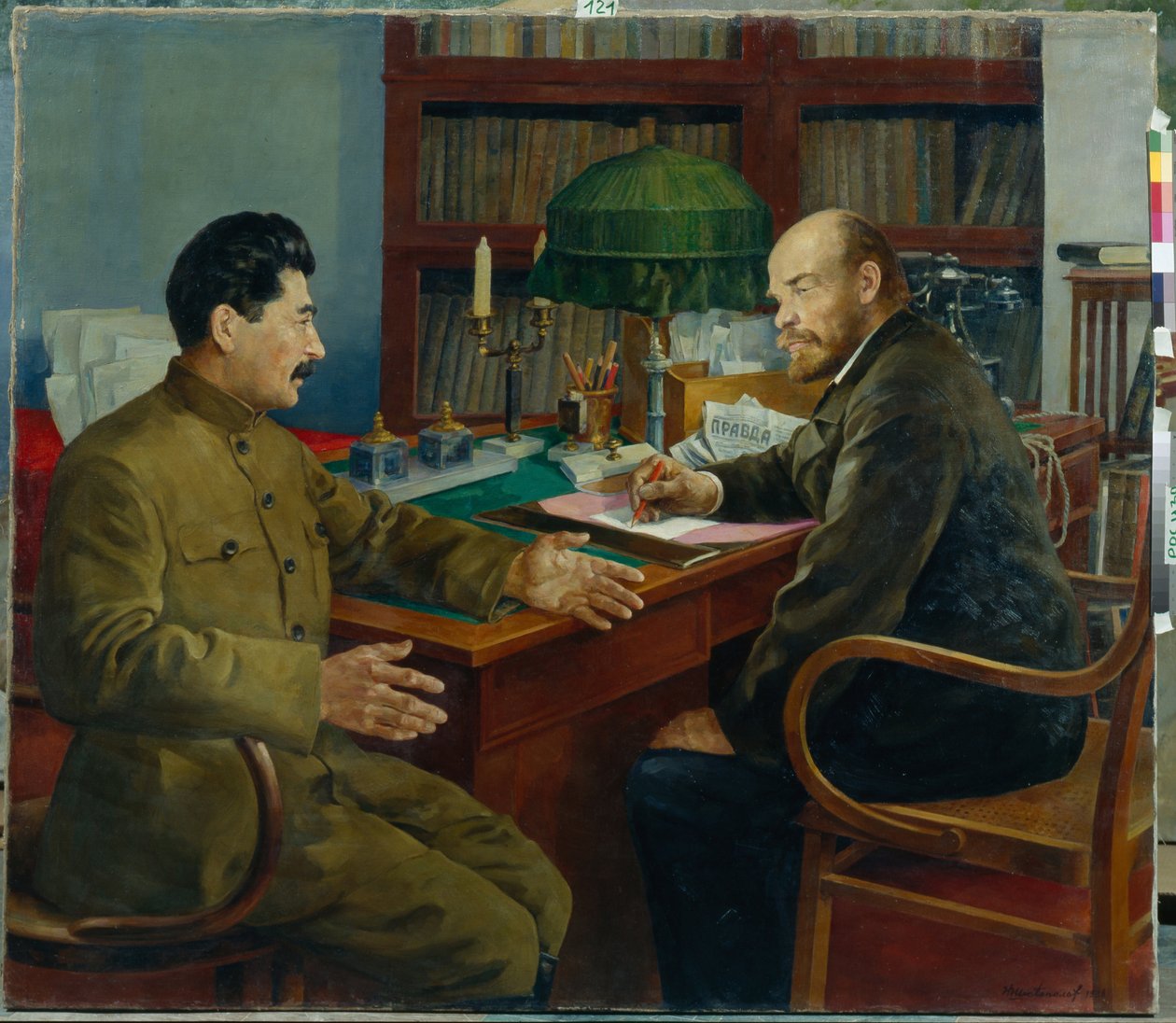 Lenin e Stalin da Nikolay Ivanovich Shestopalov