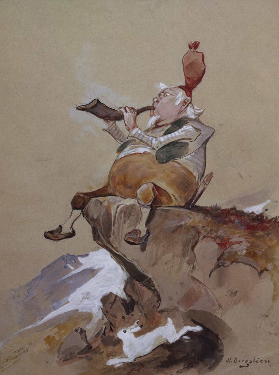 Jaktlur / corno da caccia da Nils Bergslien