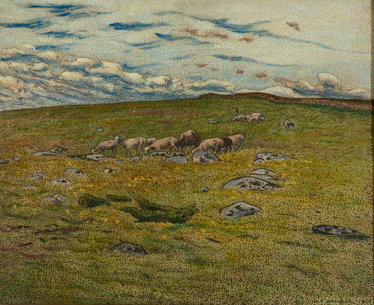 Pecore al pascolo da Nils Kreuger