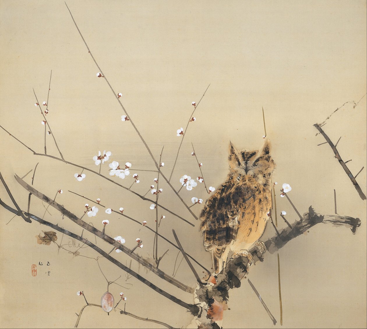 Primi fiori di prugna da Nishimura Goun