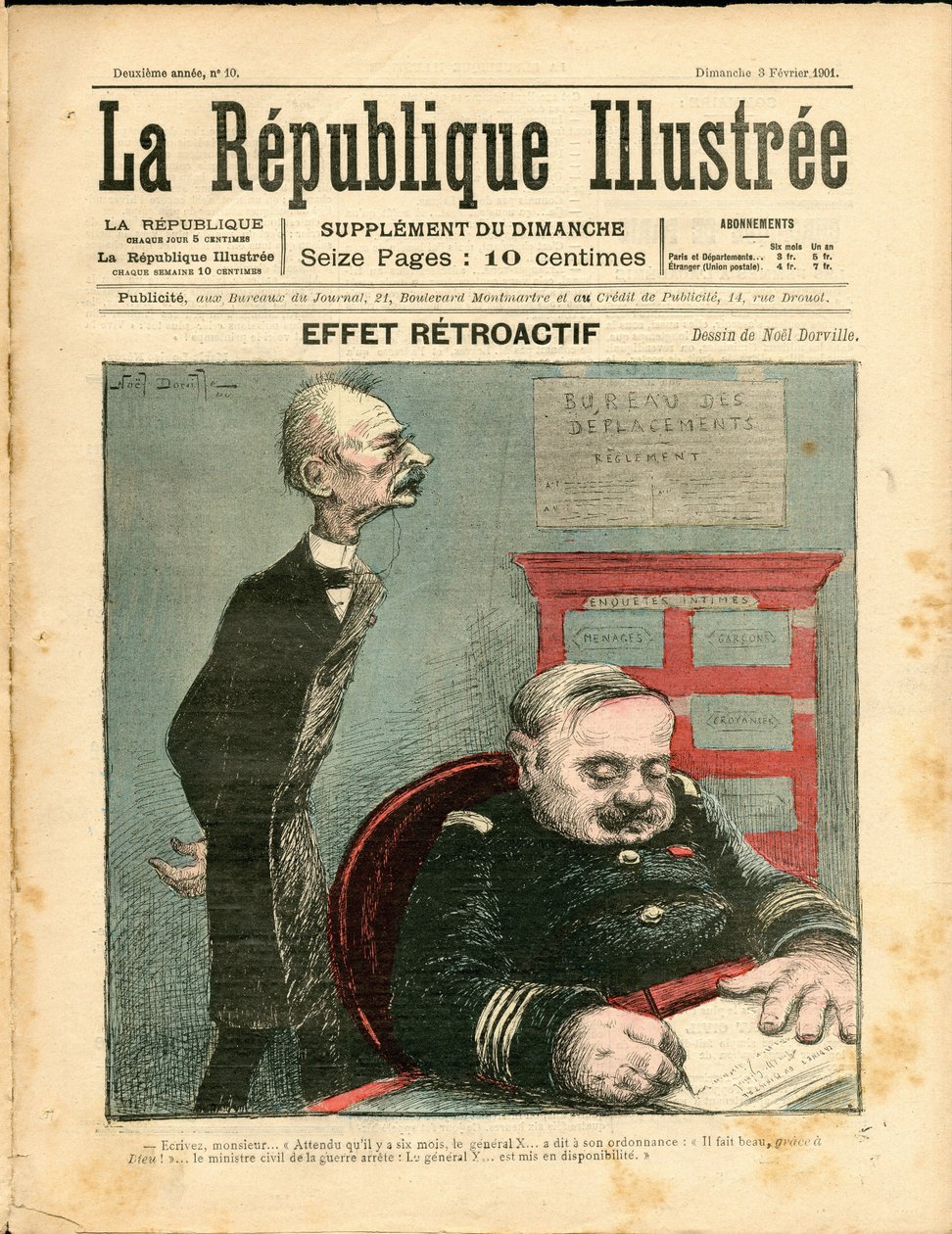 Copertina di Republique illustrée da Noel Dorville