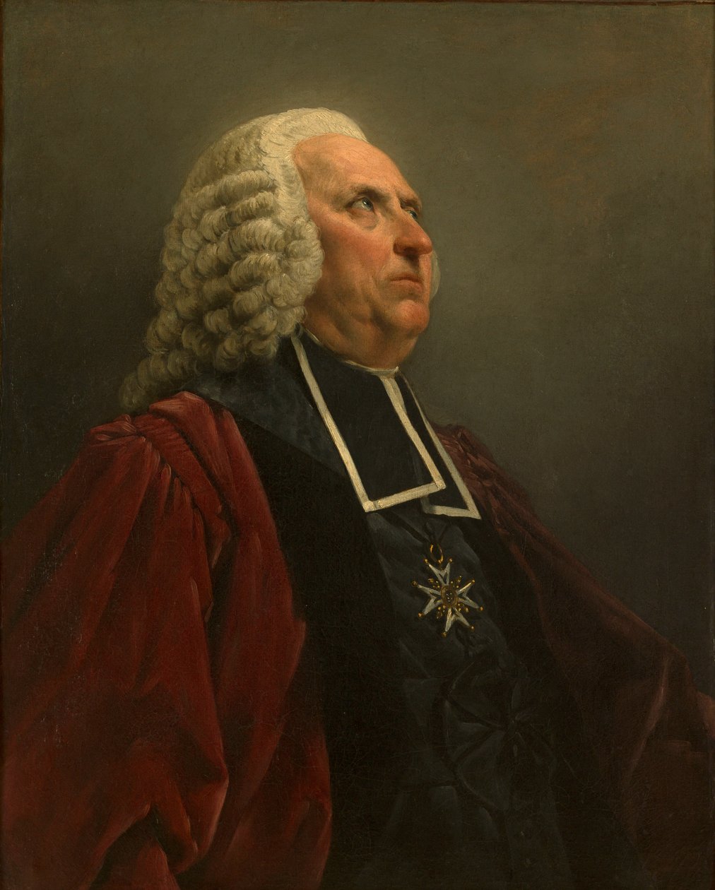 Ritratto dello scrittore Louis-Sébastien Mercier, 1740-1814, ca. 1763 da Noel Halle