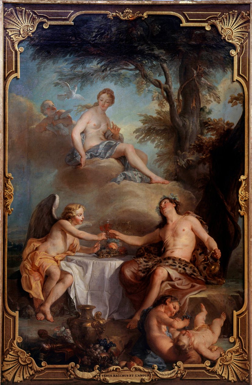 Venere, Bacco e Amore da Noel Nicholas Coypel