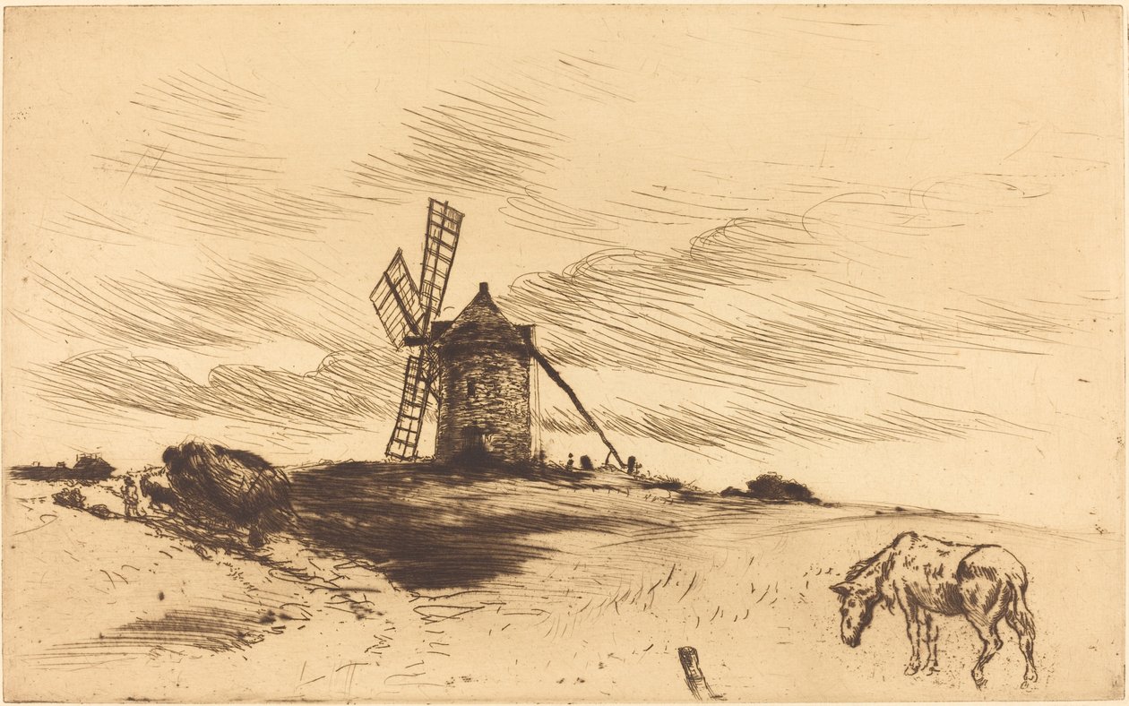 Il mulino di Saint Jacut da Norbert Goeneutte