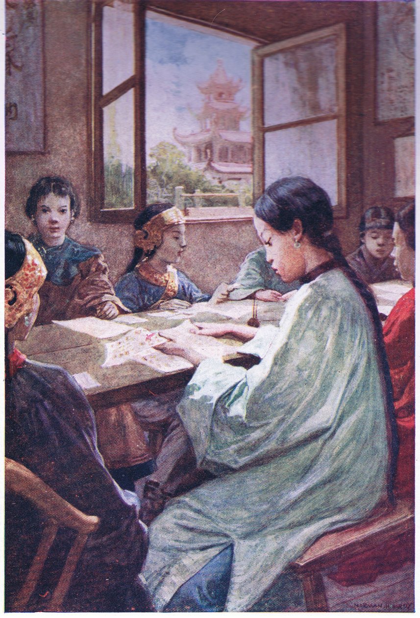 Una scuola cinese c.1900 da Norman Hardy