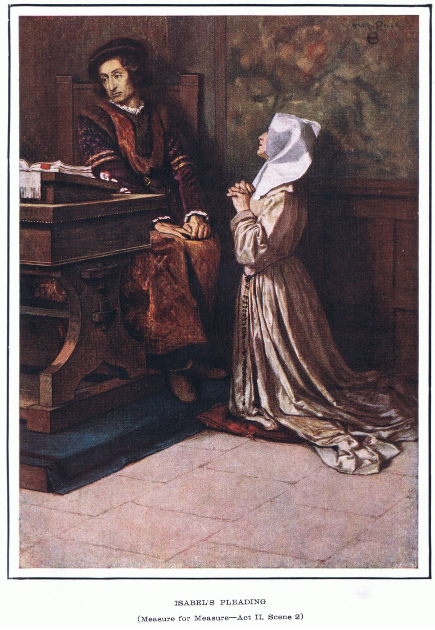 La supplica di Isobel (Misura per Misura) da Norman Mills Price