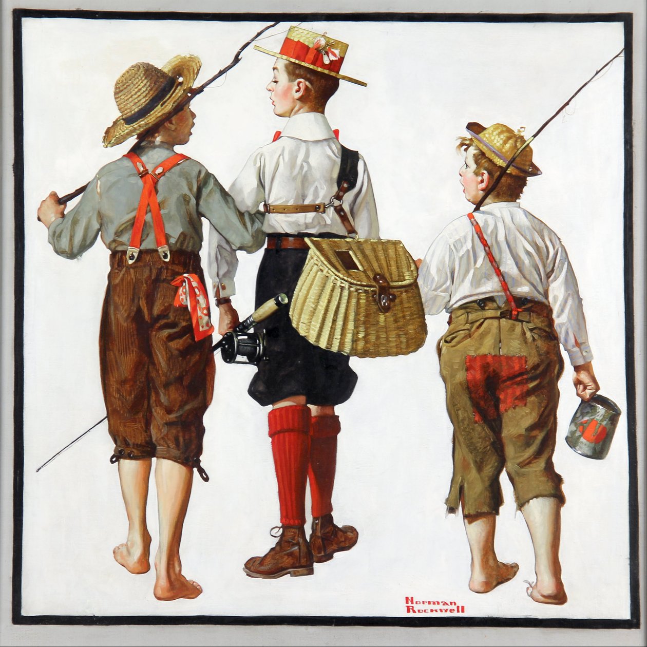 Gita di pesca, torneranno la prossima settimana da Norman Rockwell