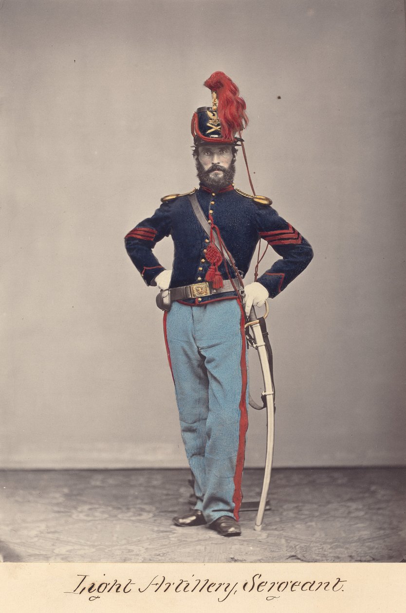 Artiglieria leggera, sergente da O.H. Willard