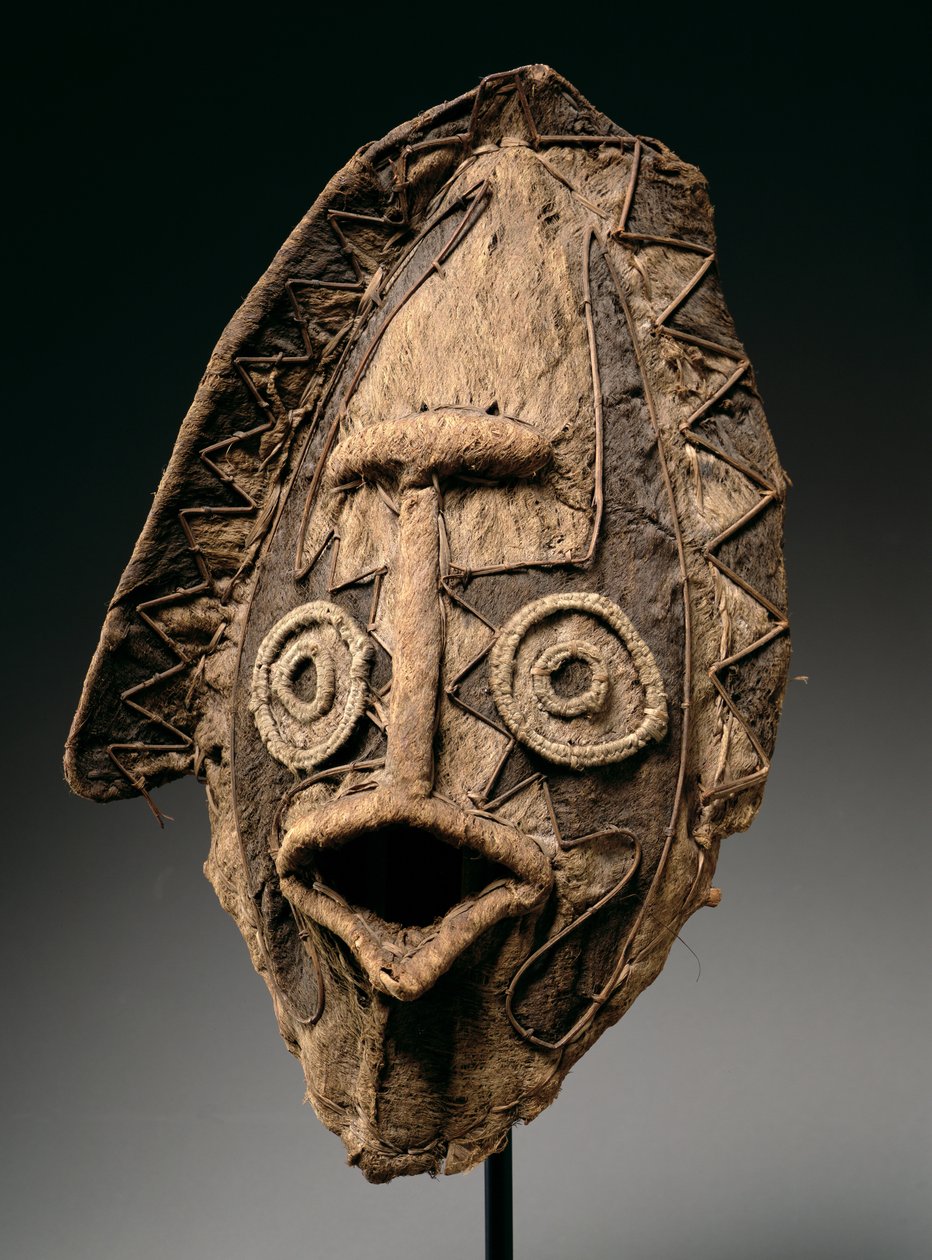 Maschera Tapan, dalla regione Elema del Golfo di Papua, Papua Nuova Guinea, Oceania da Oceanic