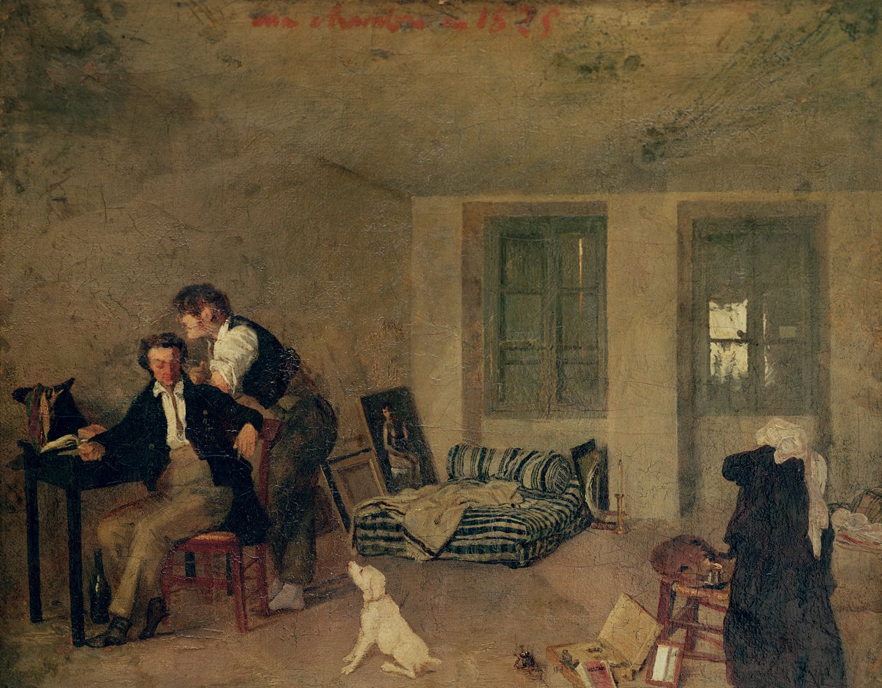 La Mia Stanza nel 1825 da Octave Tassaert