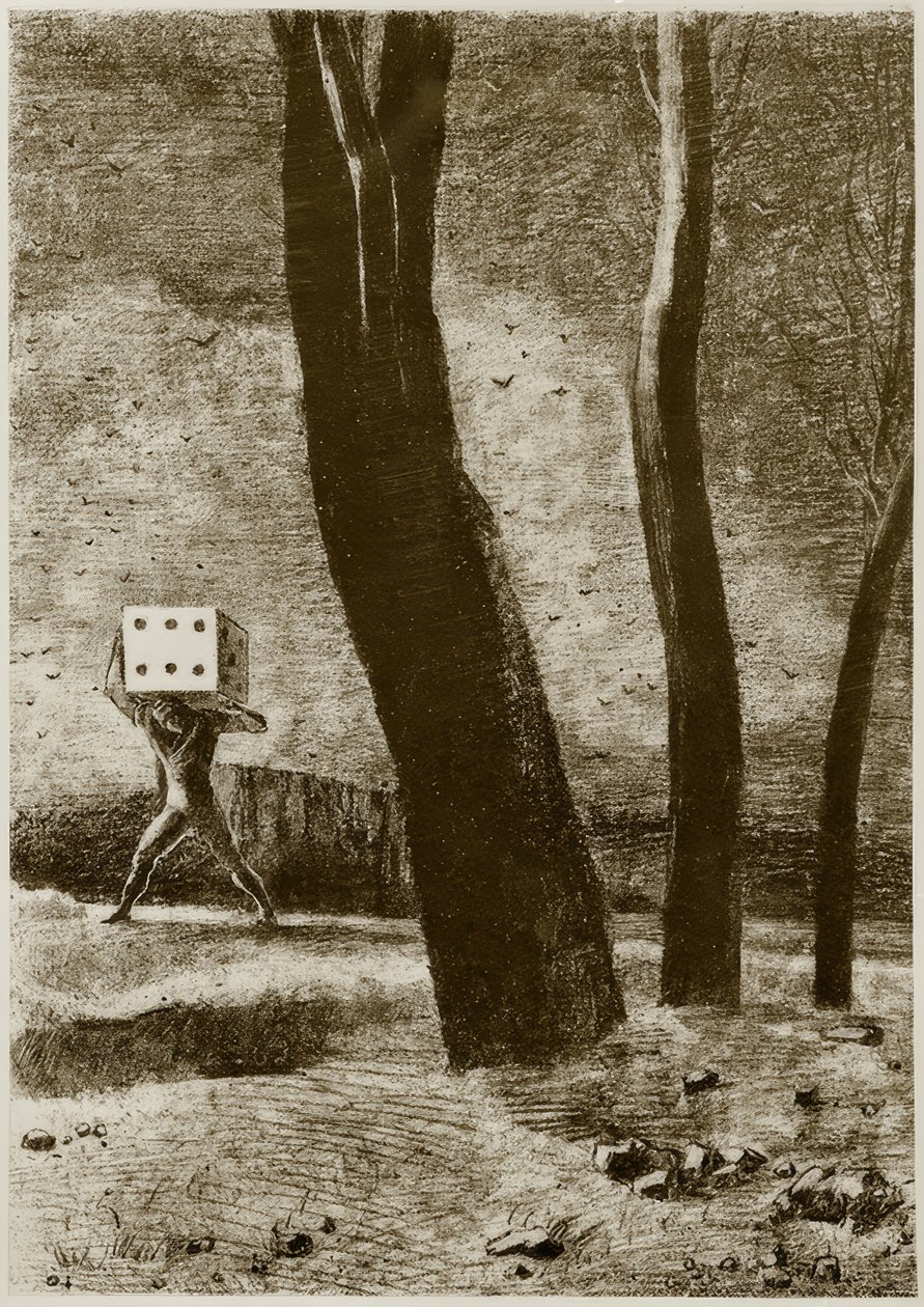 Il giocatore da Odilon Redon
