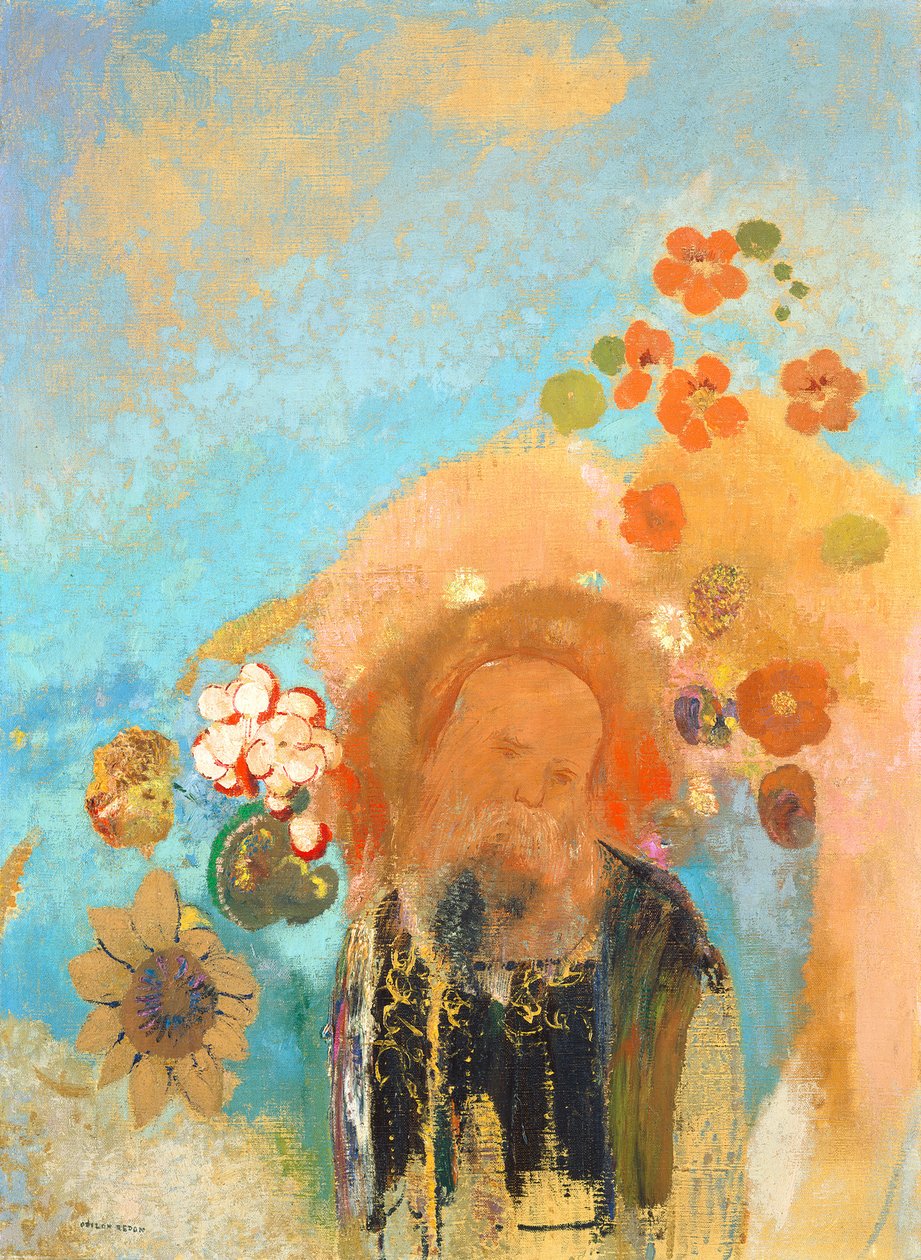 Evocazione di Roussel, c. 1912 da Odilon Redon