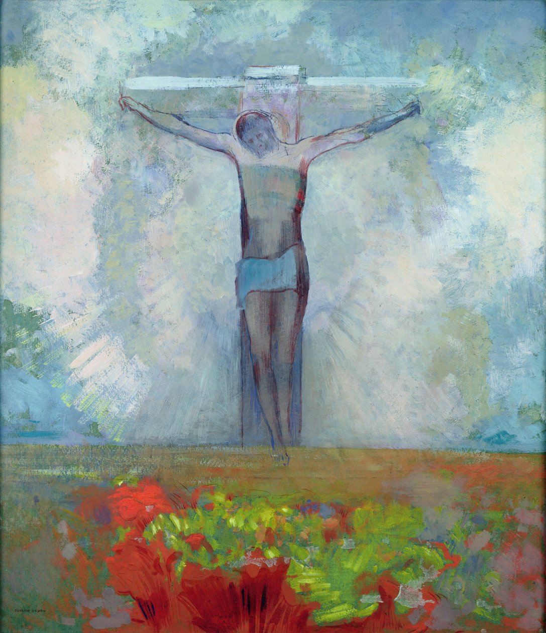 La Crocifissione, c.1910 da Odilon Redon