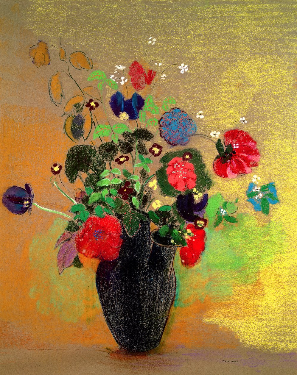 Vaso di fiori da Odilon Redon